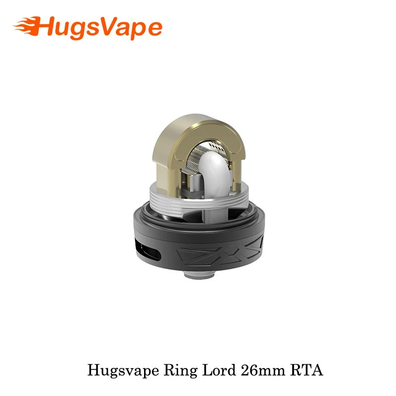Электронные сигареты Hugsvape кольцо Lord 26 мм RTA 2 мл/5 мл емкость одной катушки