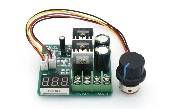 Digital Display 0~100% adjustable DC 6-55V 30A 12V 24V 48V Motor Speed Controller Switch | Обустройство дома