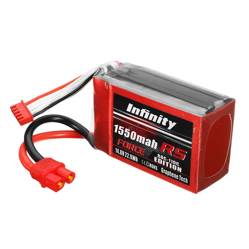 Новинка для Infinity Graphene 14 8 V 1550mAh 80C 4S RS FORCE EDITION Lipo Battery SY60 Plug радиоуправляемого