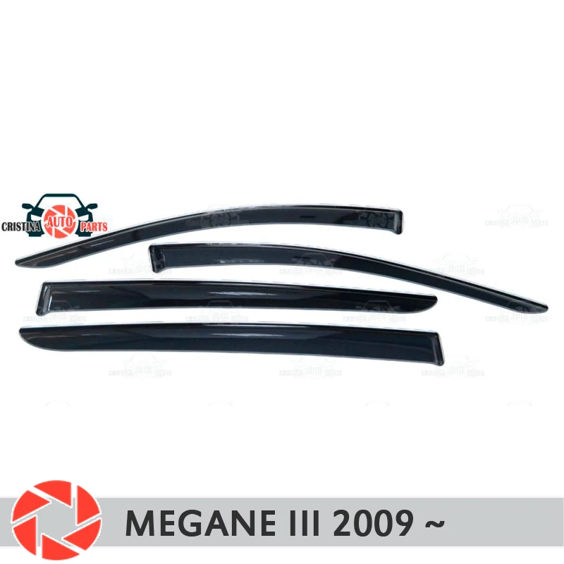 Дефлектор окна для Renault Megane 3 2009 rain защита от грязи Стайлинг автомобиля