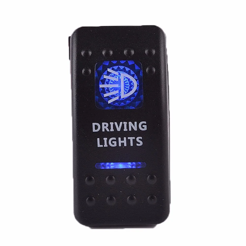 JanDeNing 12V 20A Bar Carling Rocker Switch Blue LED Light Lamp Car Boat Sales | Автомобили и мотоциклы
