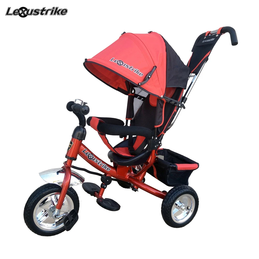 Велосипед детский 3-х колесный Lexus trike колеса EVA 10 и 8 регулируемая спинка задний