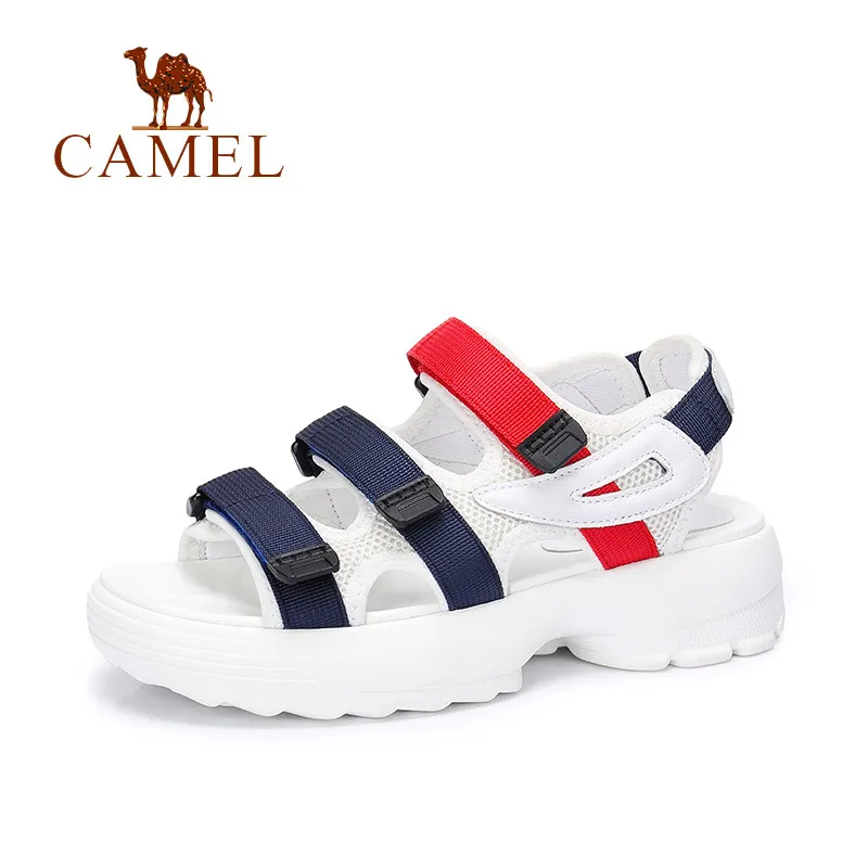 CAMEL/Женские повседневные сандалии на плоской подошве Новинка 2018 года сезон лето
