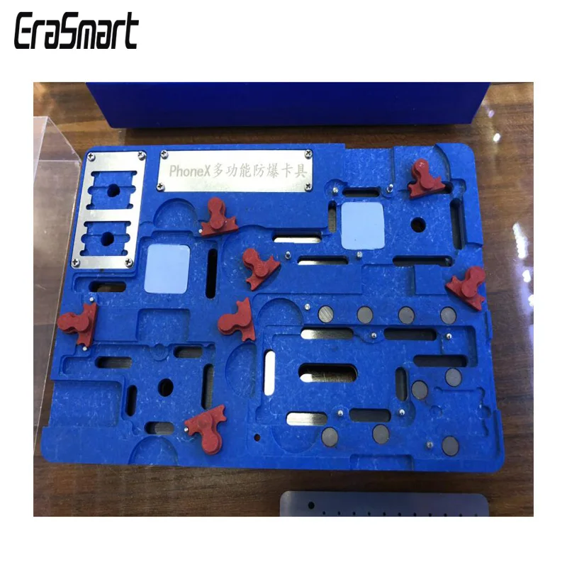 

Explosion-proof Cooling Tin Multi-functional Platform PCB Holder for iPhone X Motherboard A11 IC Chip Jig Fixture Repair Tools