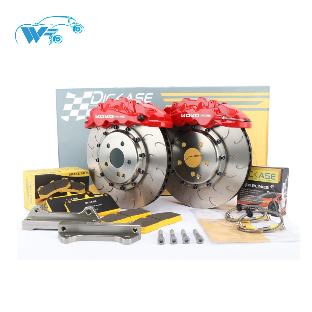 

KOKO RACING modify using car WT8520 brake kit 6 pot brake caliper black center bell and bracket for Lexus LX 570 New 2016
