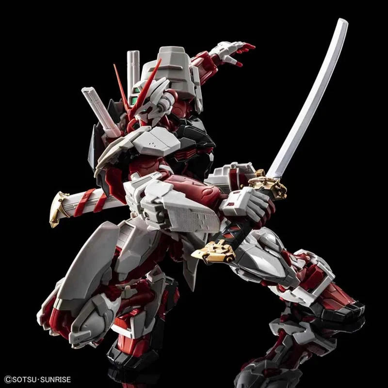 Аниме Bandai Hi-Res Seed Gundam, красная рамка Hirm, модель MG 1/100, фигурка, металлические кости, робот, игрушка для детей, Розничная коробка