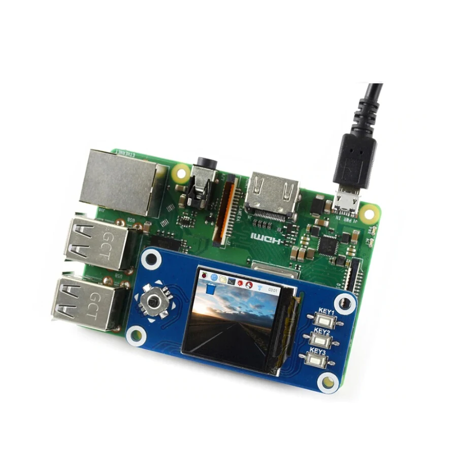 ShenzhenMaker Store 1 3 дюймов IPS ЖК дисплей шляпа для Raspberry Pi Zero/Zero W/Zero WH/2B/3B/3B + 240x240 пикселей