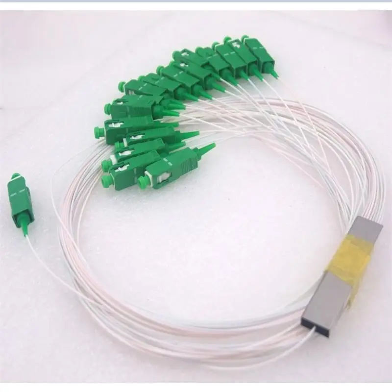 Оптоволоконный мини Сплиттер AUA 10 шт./лот 1x16 SM SC APC PLC|Детали устройств связи| |