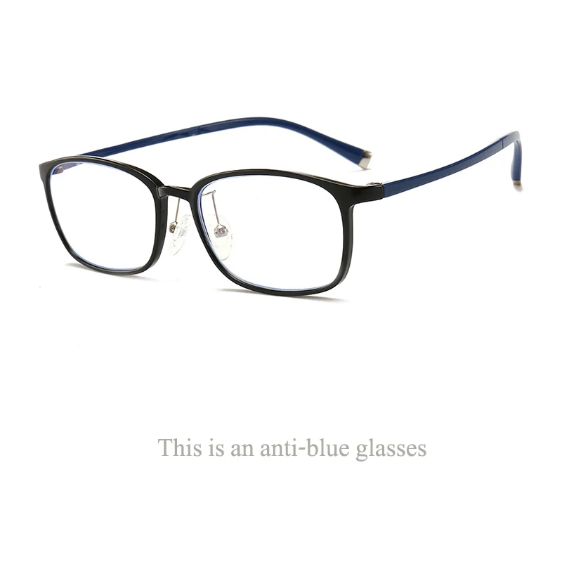 

Exquisite oval TR90 anti blue light goggles personality design independent silicone nose pads fashion ultra-light glasses frame.