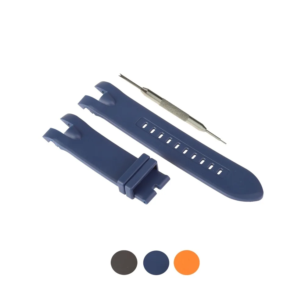 MDNEN 26 мм резиновый ремешок для часов подходит для Invicta Pro Diver 17808, 17809, 17810, 17811+ Бесплатный Набор инструментов на резинках