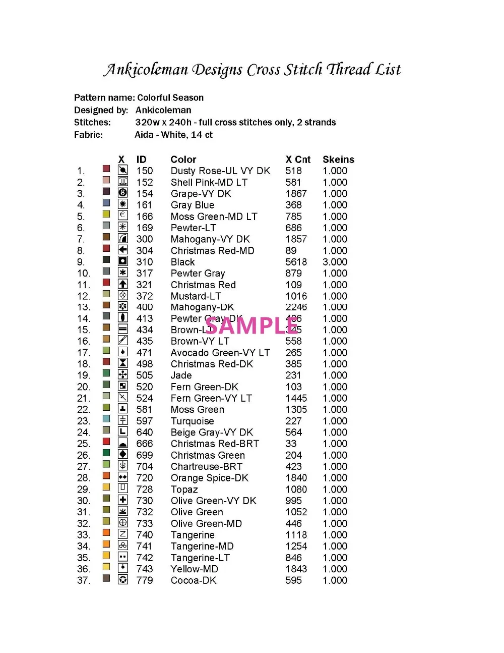 Набор для вышивки крестиком Маки у озера ручная работа 14 ct DMC Color | Дом и сад