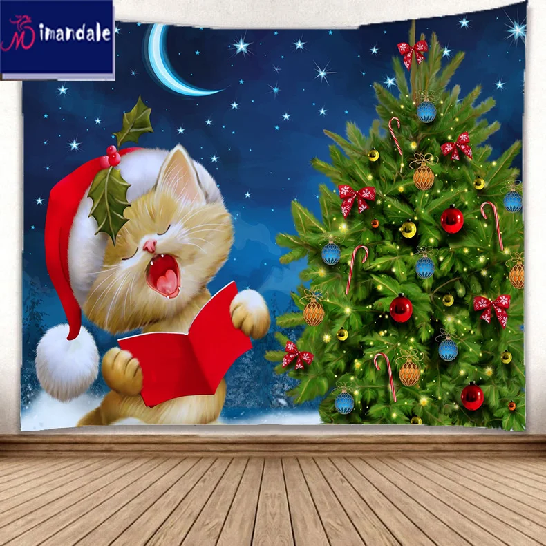 imandale Customized Mandala Polyester Tapestry Wall Hanging Tapestries Christmas Wedding Decoration Table Cloth Art | Дом и сад