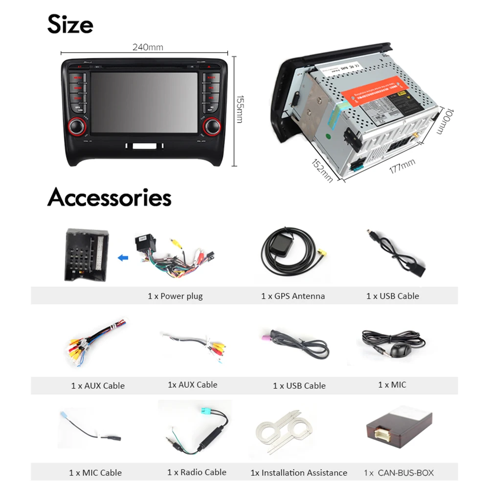 A-Sure 2 Din Авто Радио dvd-плеер GPS Стерео навигация для Audi TT MK2 2006-2009 3G Bluetooth SWC RDS DAB + VMCD