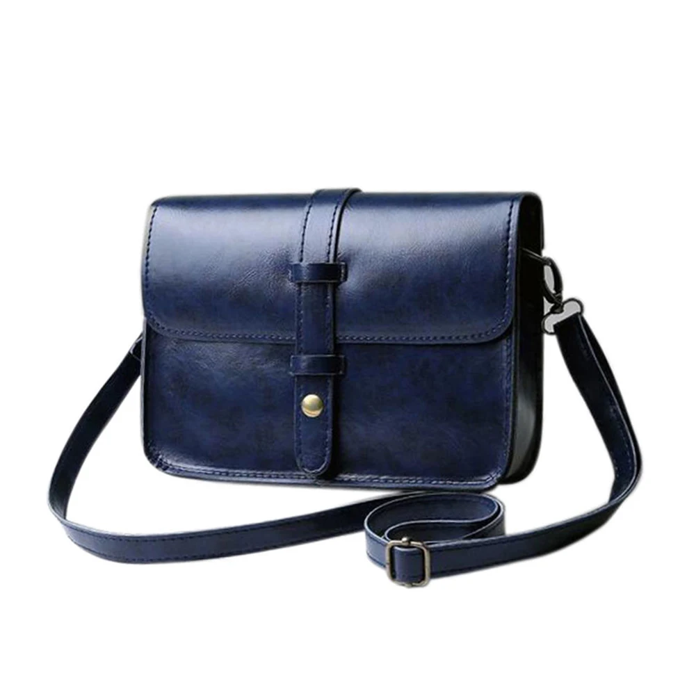 Ретро Для женщин Искусственная кожа и пуговицы сумка через плечо сумка|messenger bag|bag