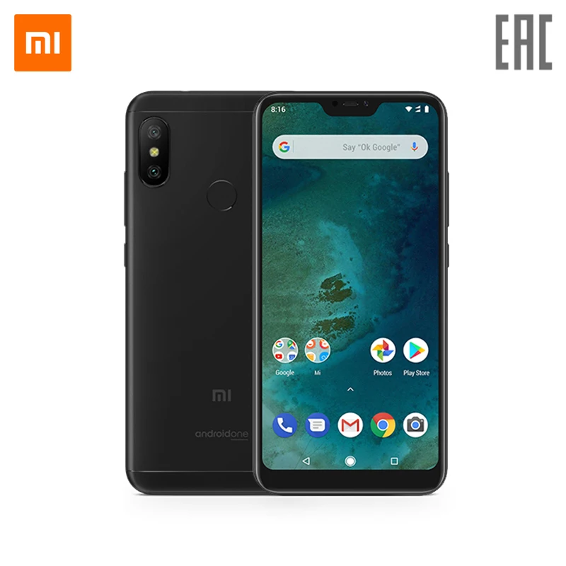 Смартфон Xiaomi Mi A2 Lite 3 + 32 ГБ мобильные телефоны | Мобильные и аксессуары