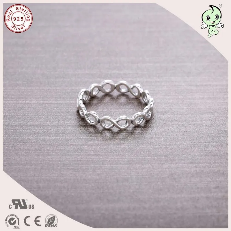 Good Quality Popular Simple Design 925 Real Silver Infinite Love Ring Band | Украшения и аксессуары
