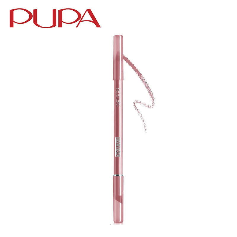Контурный карандаш для губ с аппликатором растушёвки PUPA TRUE LIPS. True Lips очерчивает