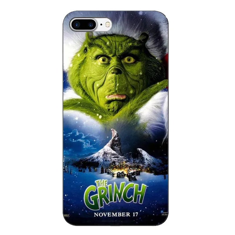 Как зеленый Monster Grinch палантин Рождественский мягкий чехол для телефона iPhone X XS MAX 6