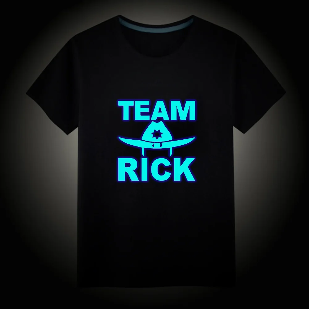 Светящиеся Детские футболки The Walking Dead флуоресцентная футболка с короткими