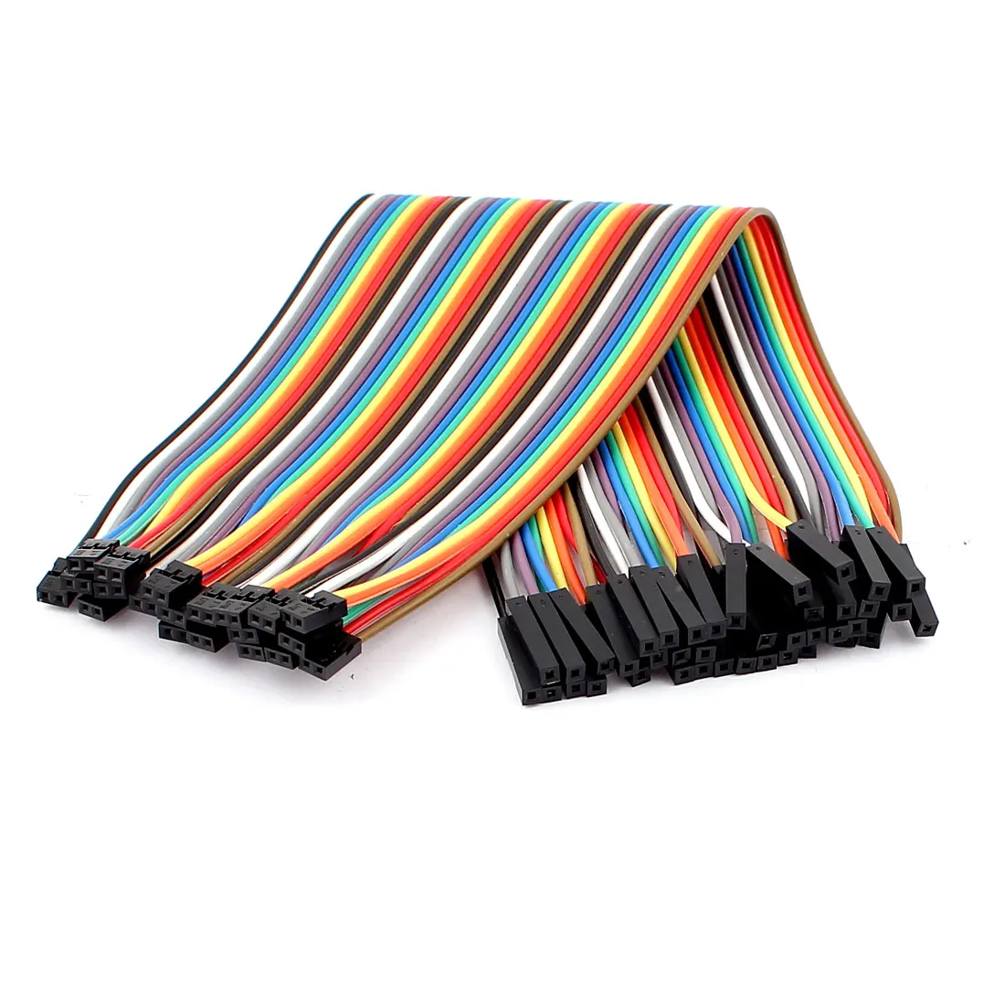 

UXCELL 40Pcs 1P 2.54Mm To 2P 2.0Mm Female Jumper Cables Wire 20Cm