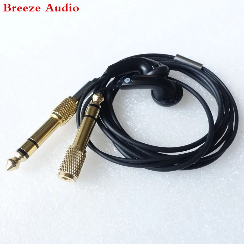 Аудио адаптер Breeze Audio 2 шт. 6 5 мм 1/4 дюйма штекер на 3 гнездо 35 мм|breeze audio|male to male audiomale