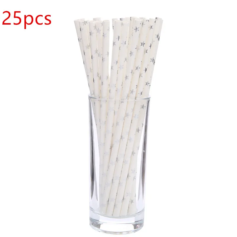 Silver Star 25pcs 1 упаковка, черная Золотая бумага со звездами, вечерние салфетки из натурального дерева, бумажные салфетки для свадьбы, дня рождения, товары для украшения дома - Цвет: Silver Star 25pcs