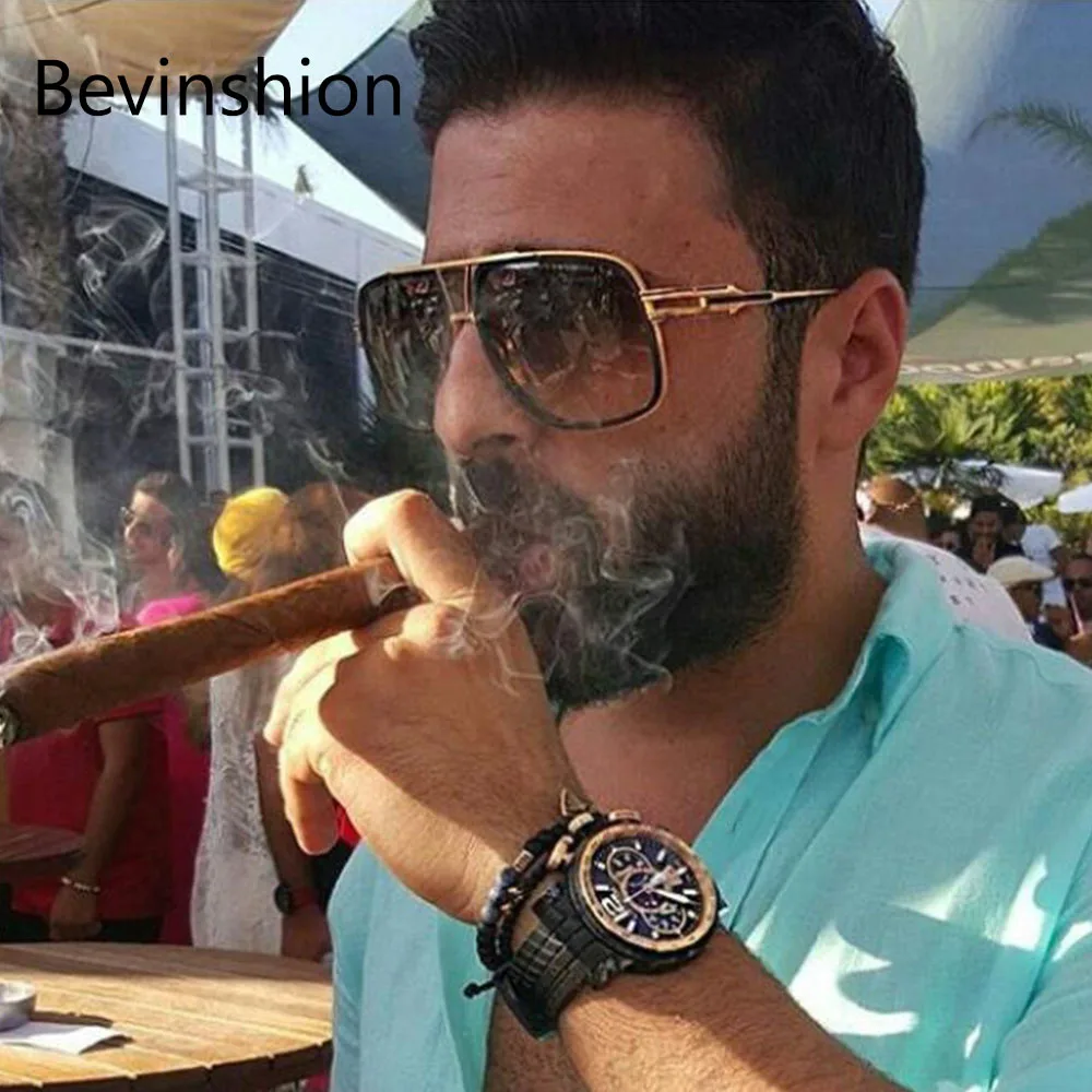 Новинка 2017 квадратные солнцезащитные очки мужские брендовые дизайнерские для