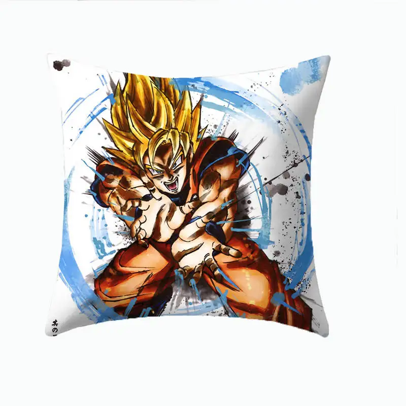 DBZ Super Heroes принт наволочка из полиэстера домашние декоративные подушки Чехол Dragon Ball Z Goku нитка для украшения дома наволочка