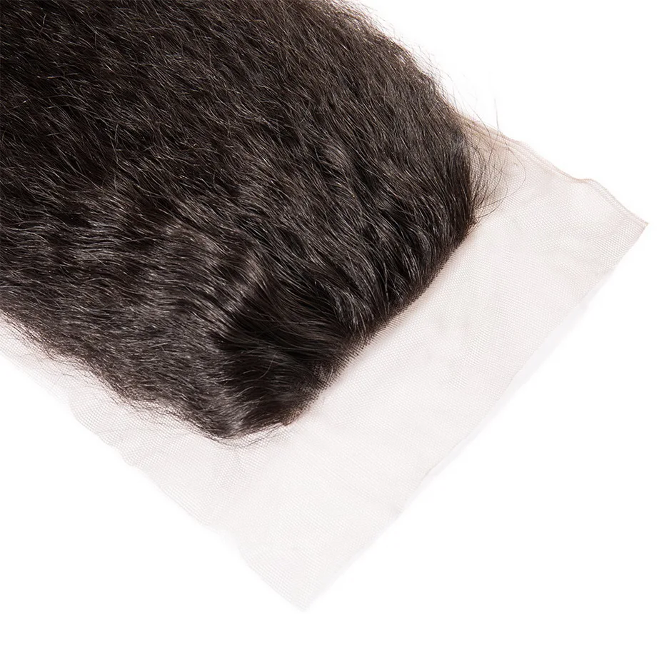 Stema волосы бразильские пучки волос Remy с закрытием кружева сделка кудрявые прямые