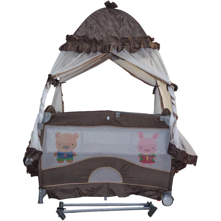 Lelebaby HH05 переносная детская кроватка Многофункциональный Складная Кроватка для