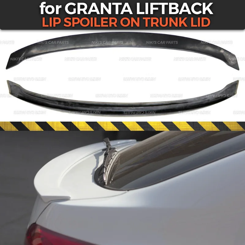 Спойлер для губ saber Lada Granta Liftback 2015 2017 АБС пластик спортивный стиль автомобильный