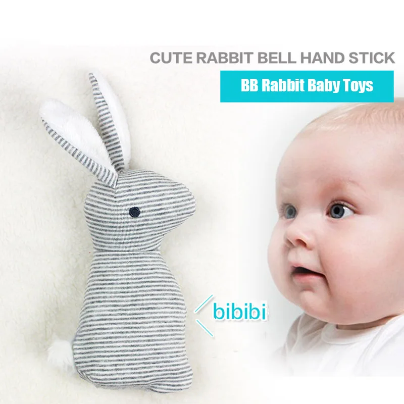 0-12 months Baby Rattle Toy BB Rabbit Animal Plush Bunny mobiles Infant Bell Crib Bed Hanging for Kids | Игрушки и хобби