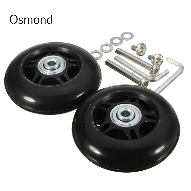2 шт. резиновые колесики для багажа 75 х22 мм|luggage replacement wheels|luggage wheelsluggage wheel |
