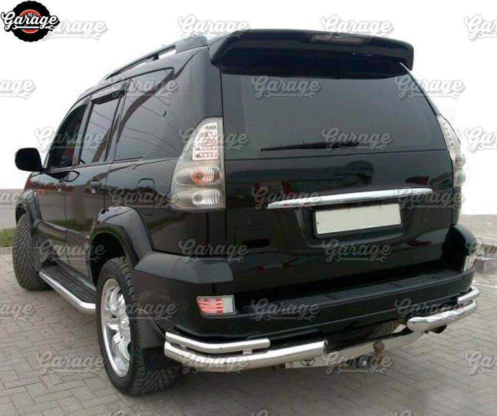 Спойлер пятой двери чехол для Toyota LC 120 Prado 2002 2009 ABS пластик спортивный Стайлинг