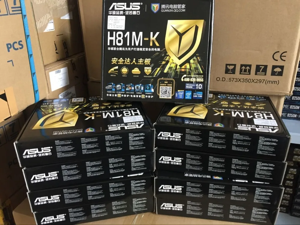 Новая розетка LGA 1150 для ASUS оригинальная б/у настольная материнская плата H81 DDR3 USB3.0