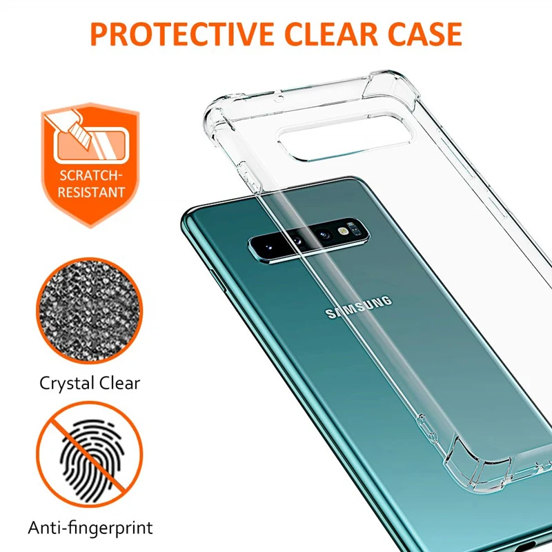 4 Защита углов амортизация чехлов из термопластичного полиуретана (TPU) для samsung