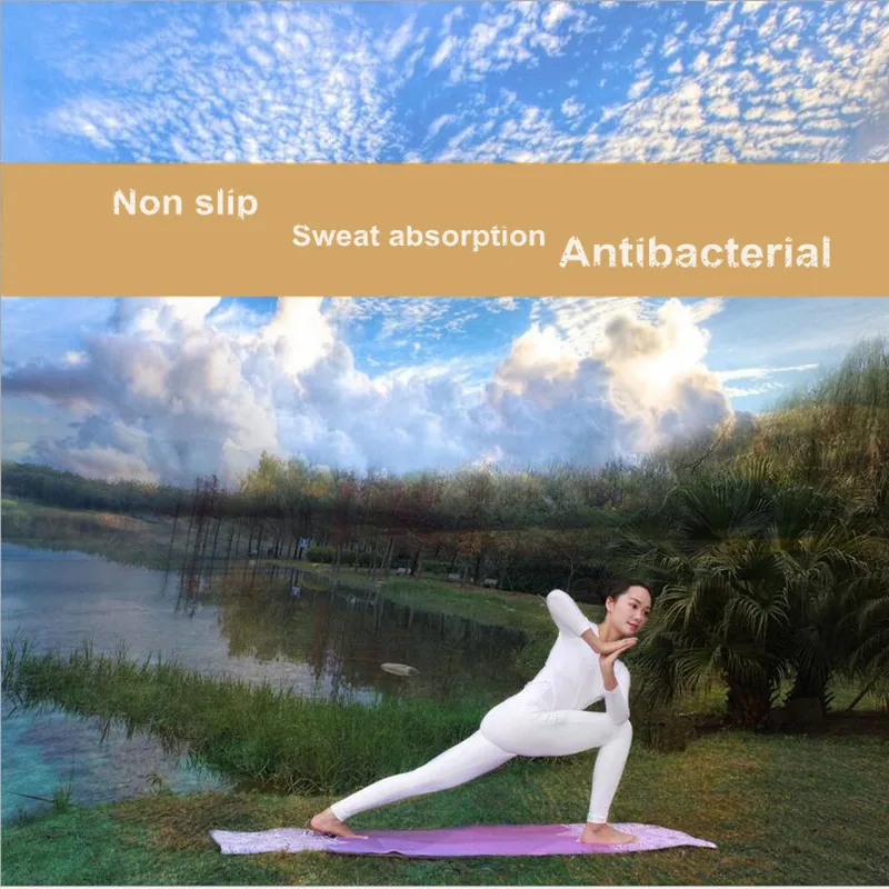

Microfiber Yoga Towel Sweat Anti-skid Portable Gym Fitness Blanket Sports Exercise Yoga mat Towel Pilates Towel Yoga Mat Cover