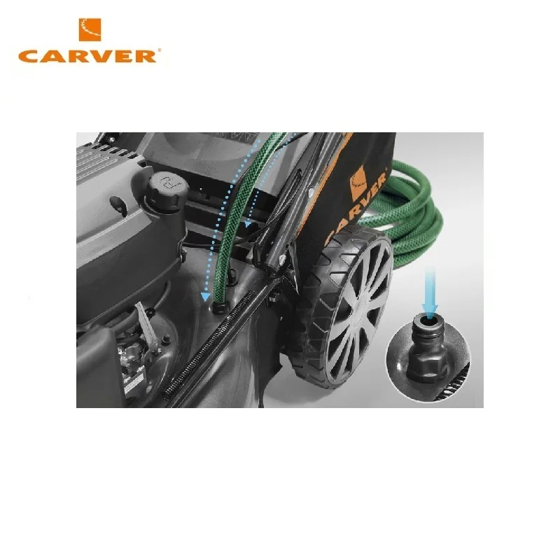 Газонокосилка бензиновая CARVER LMG 3653DMS (3 6кВт Ширина 53см кол.8&quot/11&quot травосборник 65л