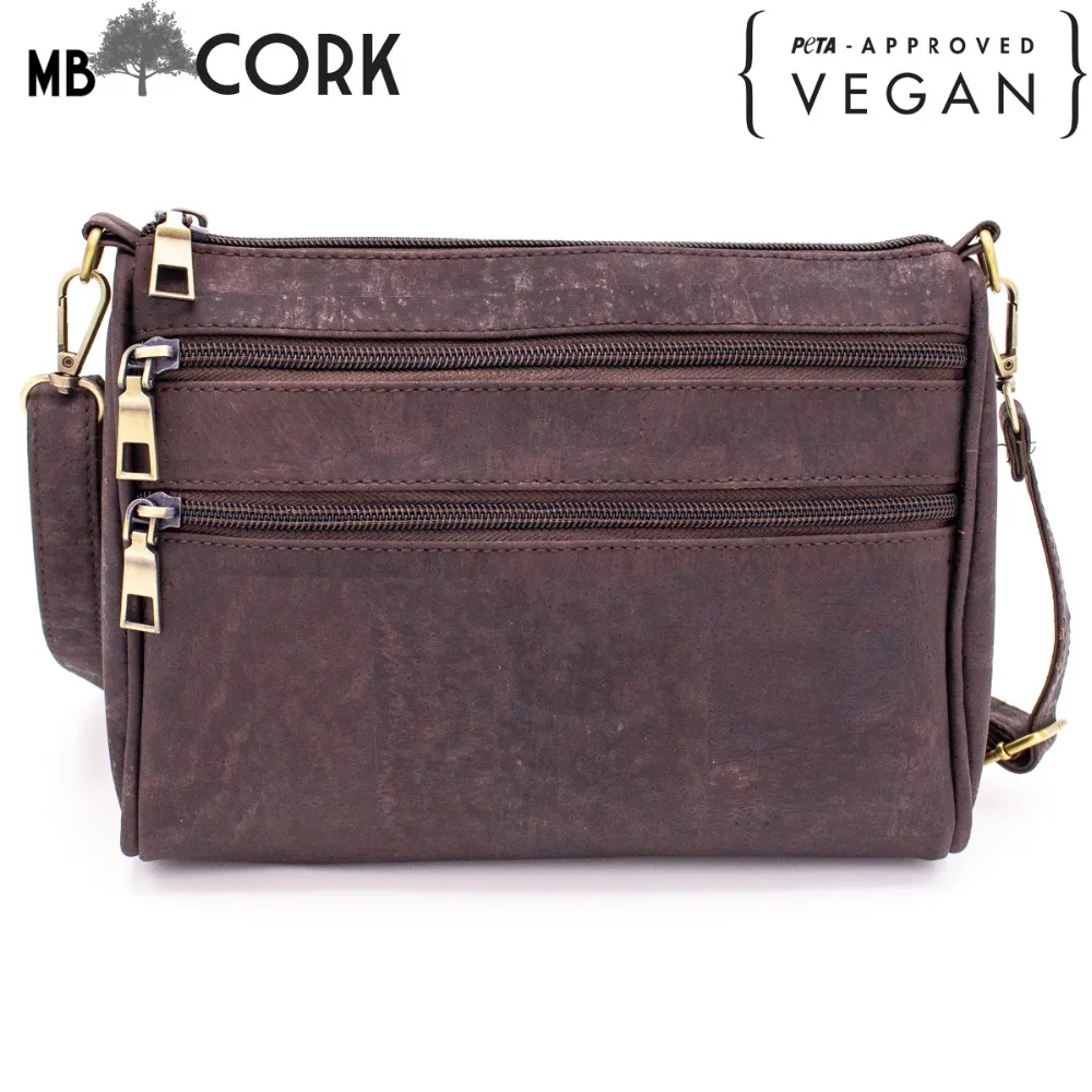 Пробковые мешки коричневого цвета женские сумки через плечо из натуральной