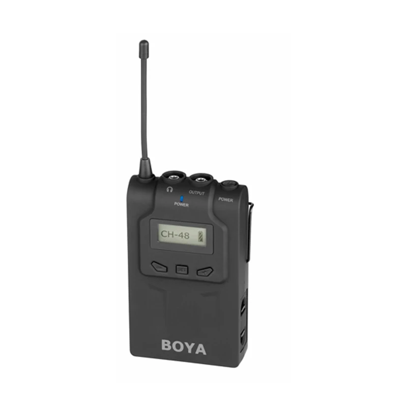 BOYA BY-WM6R UHF Wireless Microphone Receiver for Canon Nikon Sony Panasonic DSLR Camera Camcorder ENG EFP Video Mic Accessories |