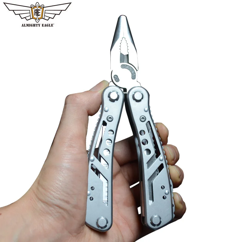 Мультитул ALMIGHTY EAGLE 13 в 1 плоскогубцы оборудование для кемпинга уличный инструмент