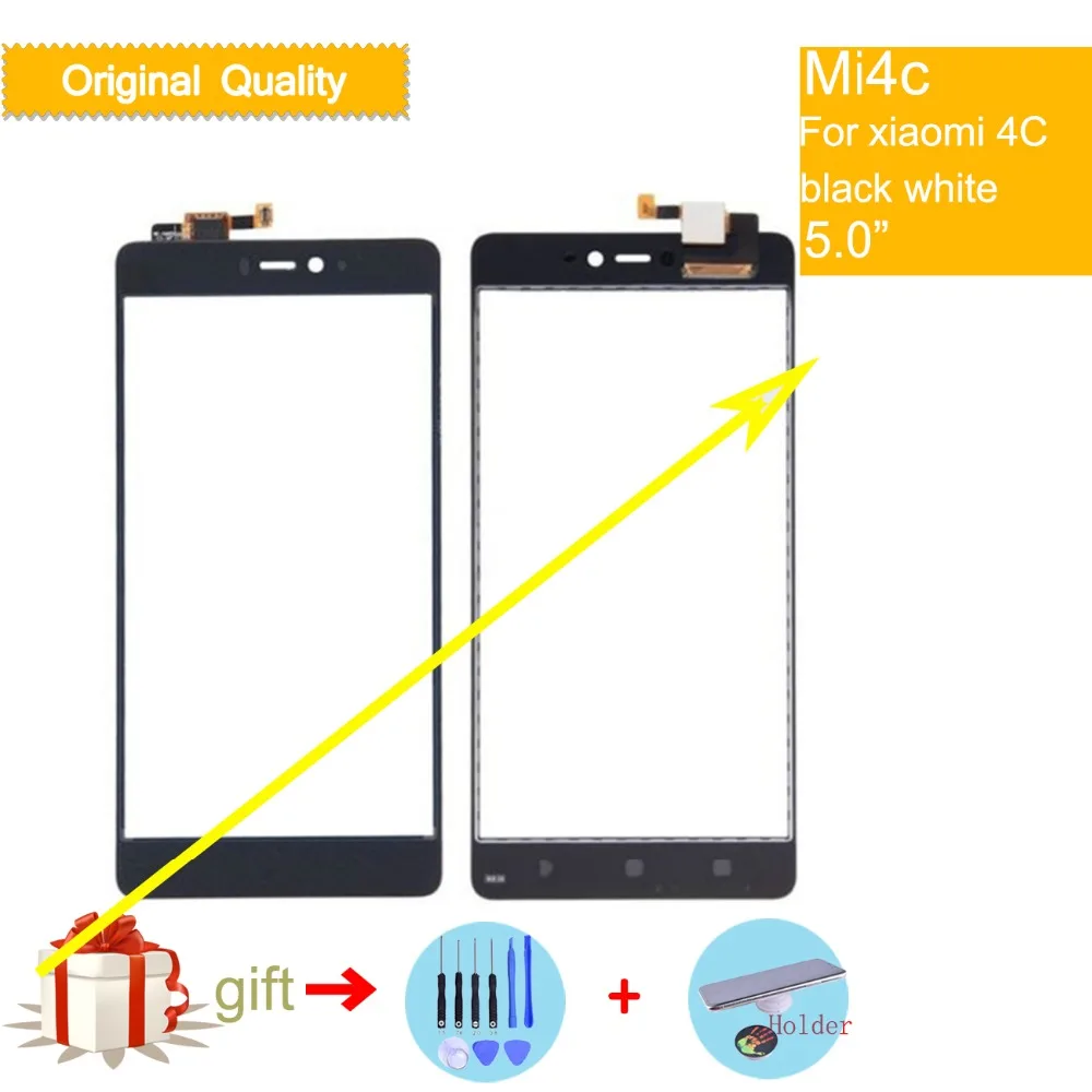 Mi4c оригинальный качественный сенсорный экран для Xiaomi Mi 4C Mi4C M4C дигитайзер