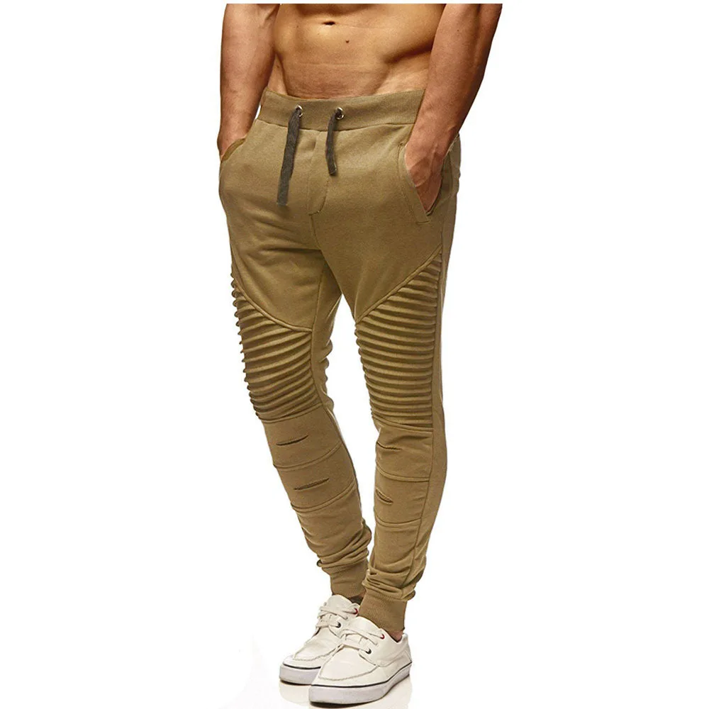 2020 New Men's Jogger Sweatpants Harem Pants Male Casual Sportswear Elastic Fitness Workout Gyms Trousers M-3XL | Мужская одежда