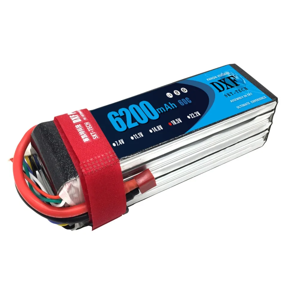 DXF Graphene RC Lipo 5s аккумулятор 18,5 в 6200 мАч 60C MAX 120C RC Акку Аккумулятор для RC вертолетов Квадрокоптер самолет автомобиль Лодка