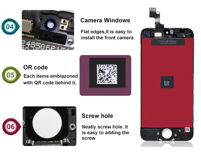 Sintron OEM для iPhone 5C замена экрана полностью собранная черная панель дисплея включая
