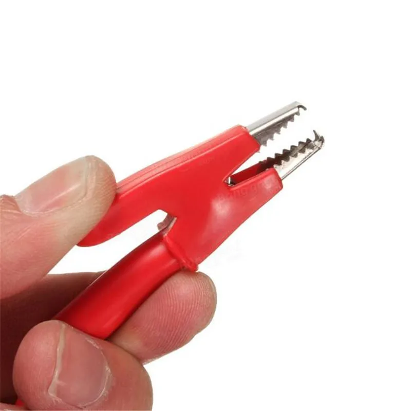 

5Pcs 1M 4mm Silicone Banana Plug to Crocodile Alligator Clip Test Probe Lead Wire Cable Electrical Laboratory Electric Testing