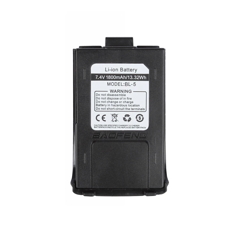 Оригинальный литий ионный аккумулятор 1800mAh 7 4 V для Baofeng GT 3/GT 3TP MarkII и MarkIII Walkie Talkie Ham