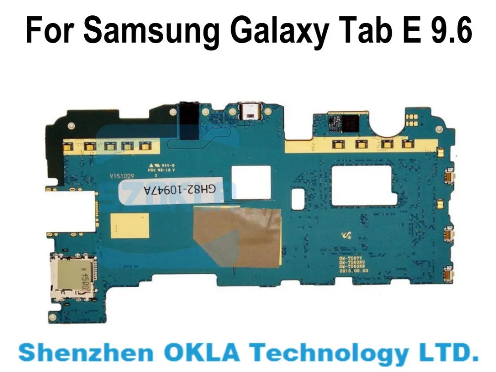 Материнская плата для Samsung T560 Tab E 9 6 1 шт. материнская логическая многоязычное