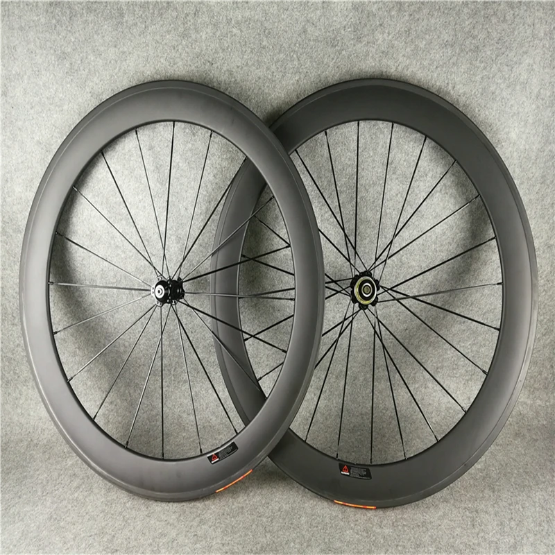 UD Matte 700c коляска 60 мм Углеродные дорожные велосипедные колеса с шириной 23 Novatec A271