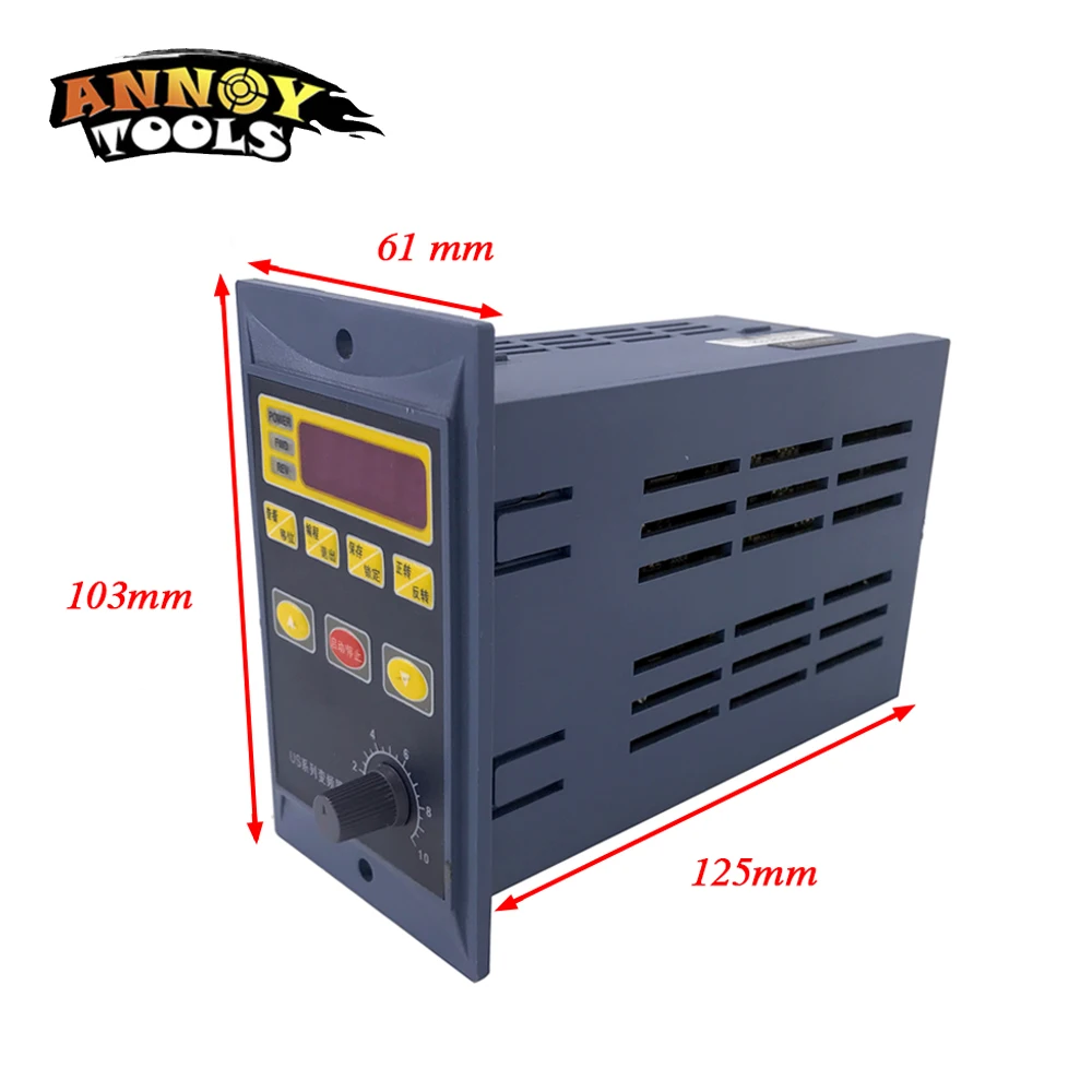 220V 0.4KW 400 Вт однофазный вход 220v 3 фазовый Инвертор Выходной частоты для мини